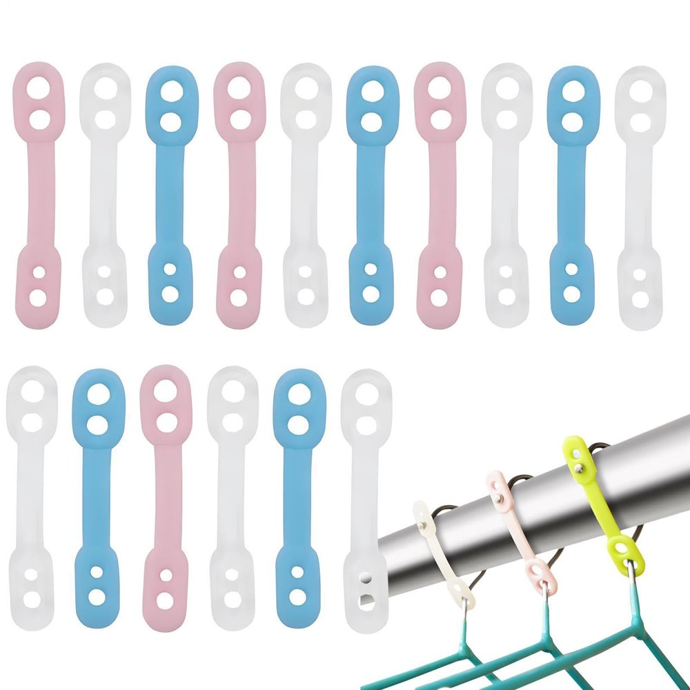 Clothing Closure Clips - Non-Slip Silicone Hanger Accessories