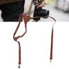 RhineCart Basics Camera Side Shoulder Strap for Digital Cameras, Vintage Faux Leather, Wide Left Shoulder Strap with Quick-Release Buckle view 3
