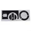 Black Vinyl Sticker with White Text for A2 19962003 view 1