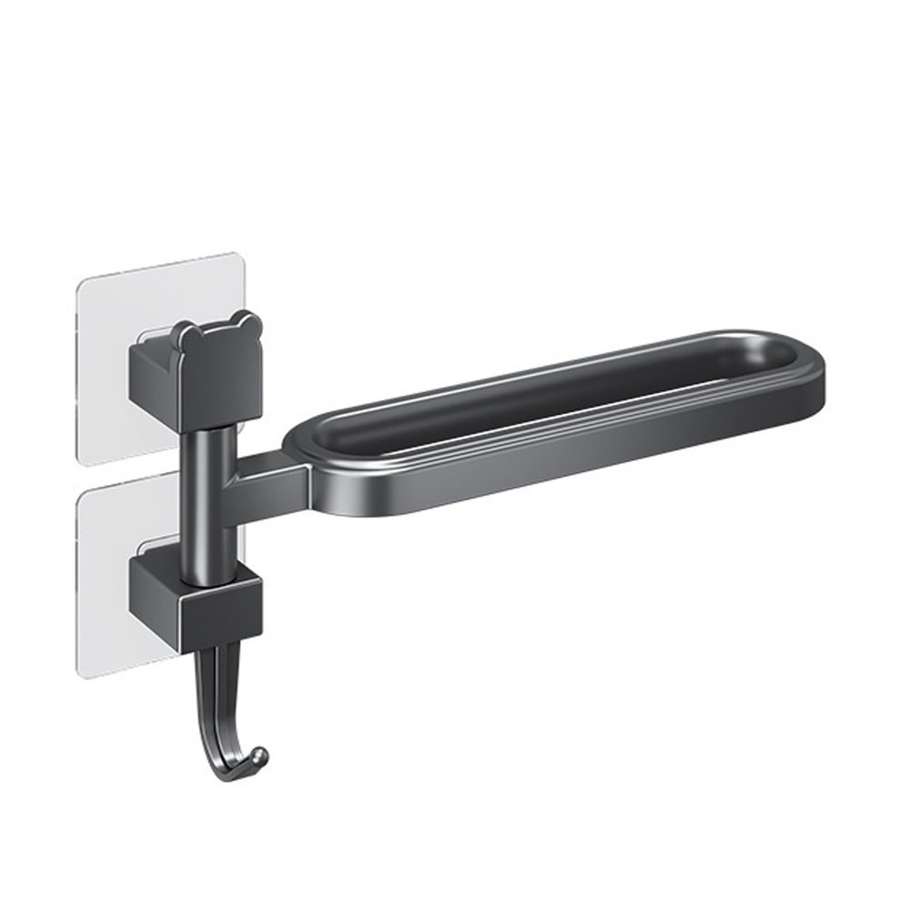 Hrtyvhin ABS Towel Holder, No-Drill Wall-Mounted Design