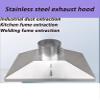 Industrial Stainless Steel Fume Extraction Hood for Welding and Dust Extraction view 2