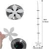 Drain Hair Catcher, 5-Piece 40 cm Flower Chain Set view 2