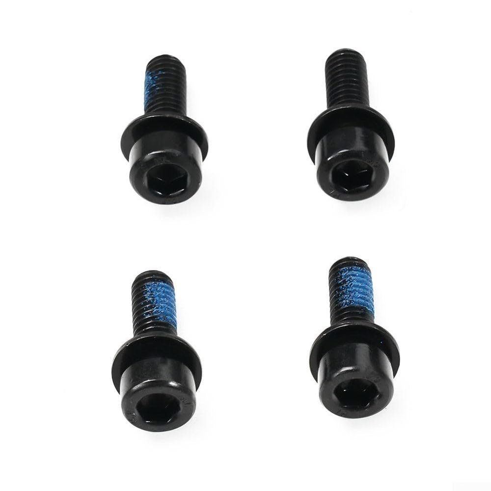 Carbon Steel Disc Brake Caliper Screws, M6 x 18 mm, Black Coated