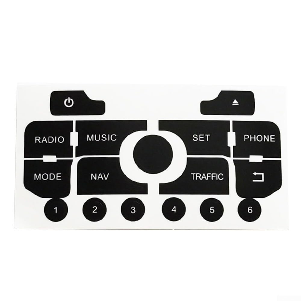 Zeroupshop Button Repair Sticker for 308 3008 C5 C3