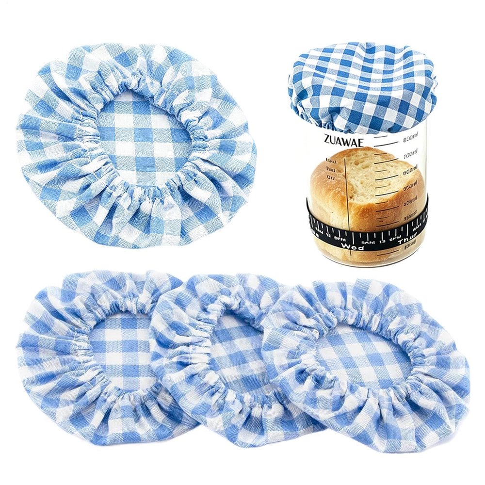 Sourdough Fermentation Jar Covers - 4 Piece Set