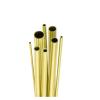 Brass Round Tube, OD 2/3/4/5/6/7/8/9/10/12/14/16/18/20/23/25 mm, Length 200/300/500 mm, Seamless (500 mm, OD 22 x ID 20 mm) view 1
