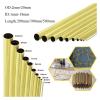 Brass Round Tube, OD 2/3/4/5/6/7/8/9/10/12/14/16/18/20/23/25 mm, Length 200/300/500 mm, Seamless (500 mm, OD 22 x ID 20 mm) view 2