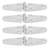 ChuyTrading 4-Pc 316 Stainless Steel Door Hinges, Marine-Grade, Saltwater-Resistant, 6-Hole, Mirror-Finish view 1