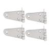 ChuyTrading 4-Pc 316 Stainless Steel Door Hinges, Marine-Grade, Saltwater-Resistant, 6-Hole, Mirror-Finish view 2