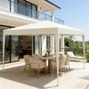 3 x 3 m Waterproof Pop-Up Canopy with UV Protection, Light Yellow, Adjustable Height view 3
