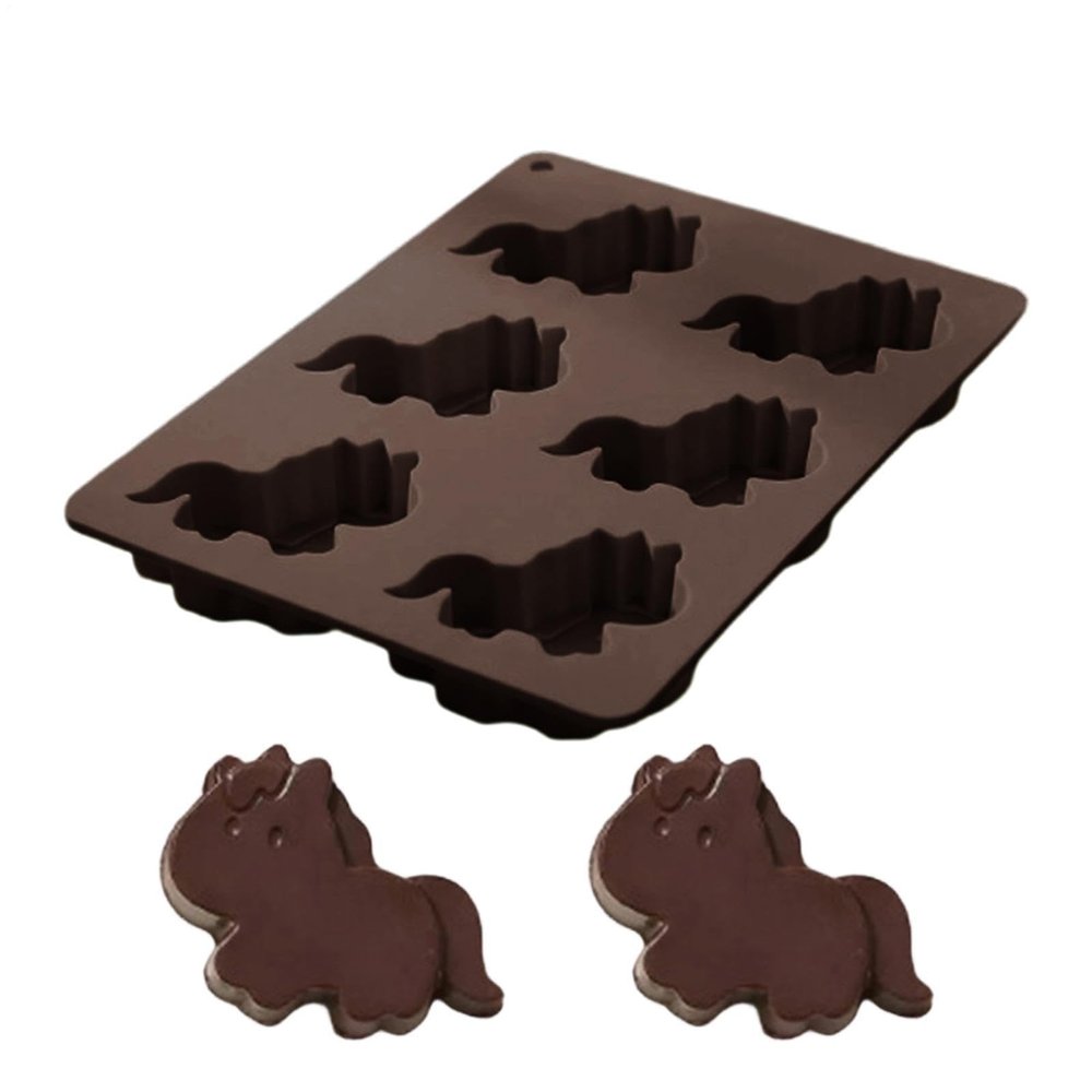 Horse Chocolate Molds - Silicone Baking Tray