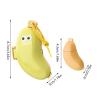 Banana-Shaped Toothbrush Holder with Built-in Toothpaste Dispenser view 2