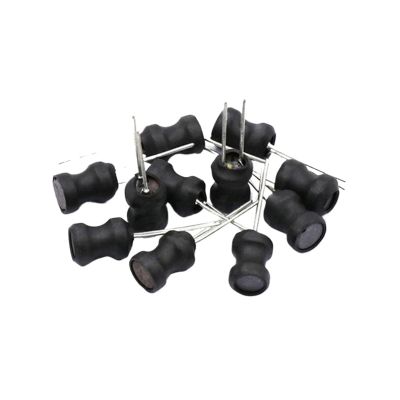 10–100 pcs Power Inductor DIP 9 × 12 mm, 2.2 µH / 4.7 µH / 10 µH / 22 µH / 100 µH / 330 µH / 470 µH / 1 mH / 2.2 mH / 4.7 mH / 10 mH, 2 Pins (3.3 µH, 100 pcs)