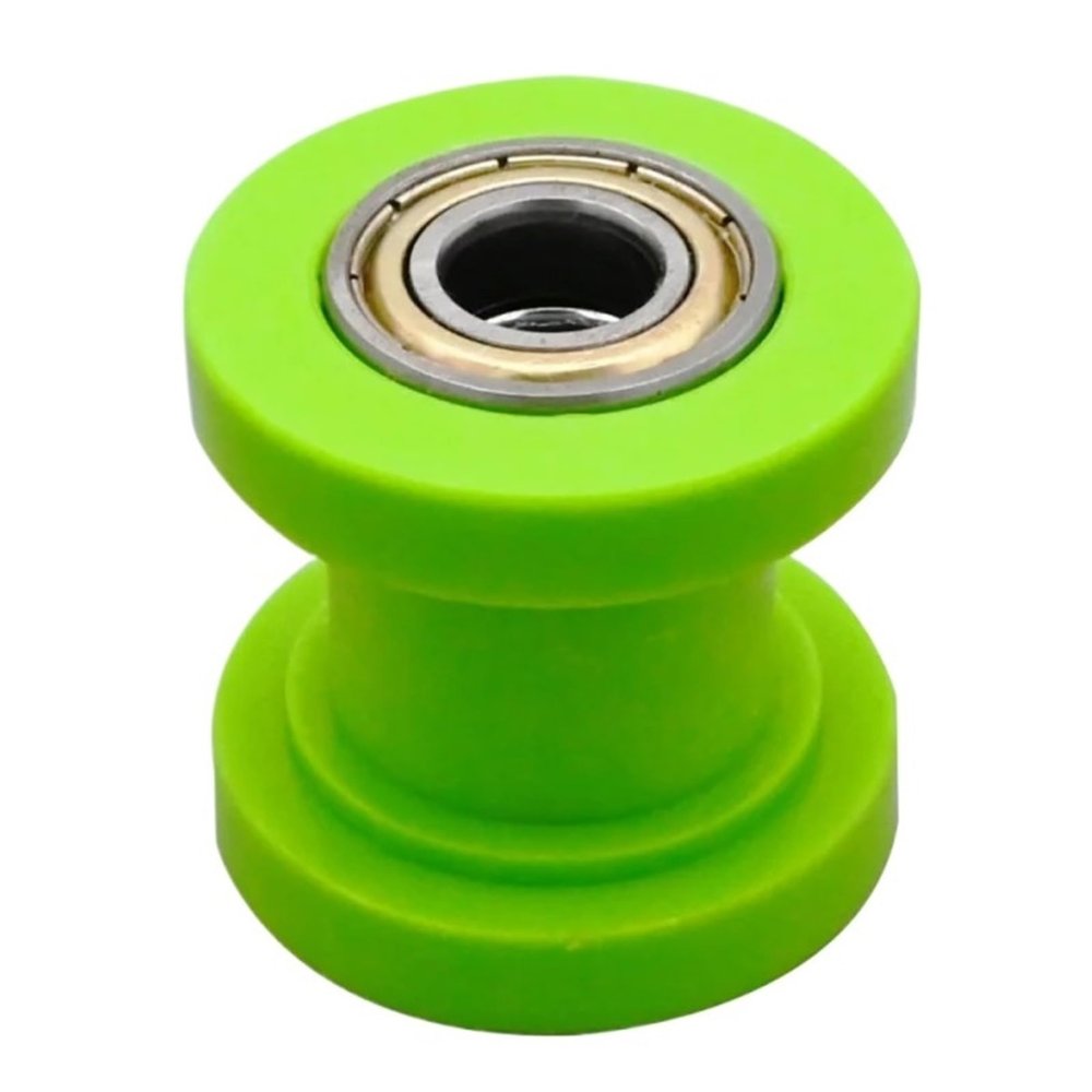 Chain Tensioner for Kawasaki and Suzuki Motorcycles, Dirt Bikes, 420/428/530 Chains, 10 mm Green Guide