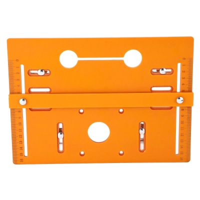 FTVOGUE Cutting Machine Base Plate, Engineering Plastic Router Table Insert for 4-Inch Motors, Universal Use in Woodworking and Carpentry