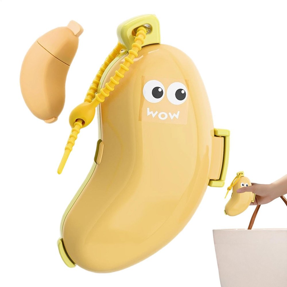 Travel Toothbrush Holder - Banana Shaped Silicone Case