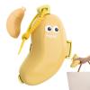 Travel Toothbrush Holder - Banana Shaped Silicone Case view 1