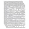 Muorruo 5 Sheets Alphabet Stickers view 1