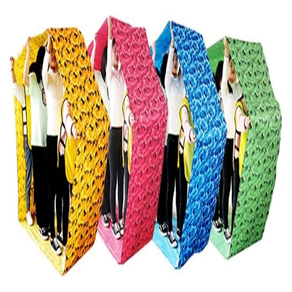 LQZAXSRDR Teamwork Running Mat Set, 4-Piece Field Day Game, Various Sizes (6 m/20 ft)