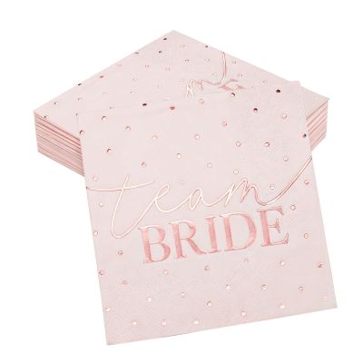Hpbaggy 16 Pack Team Bride Napkins