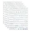Muorruo 5 Sheets Alphabet Stickers view 1