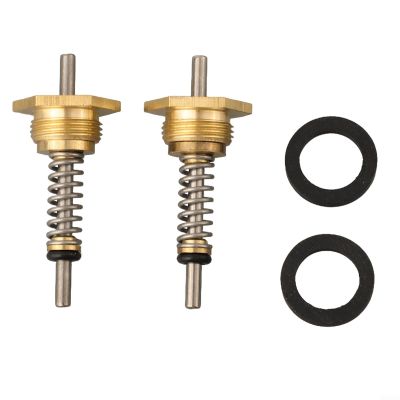 Gas Water Heater Valve, 14 mm x 48 mm, Copper Connection Rod for LPG Systems, 2 Pieces