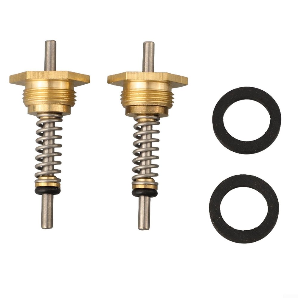 Gas Water Heater Valve, 14 mm x 48 mm, Copper Connection Rod for LPG Systems, 2 Pieces