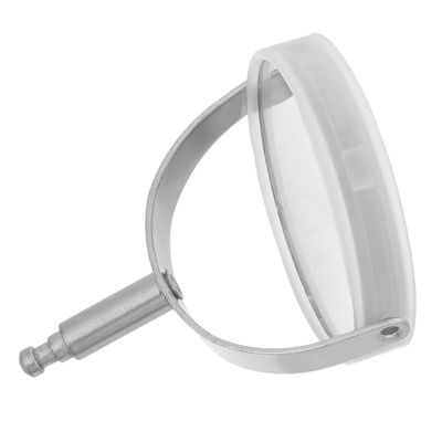 Gogogmee Double-Sided Microscope Mirror, Iron, Concave and Flat Surfaces, 360° Rotatable