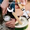 Manual Vintage Can Opener with Wooden Handle view 2