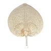 Raffia Hand Fan - Wedding Palm Leaf Decor view 1