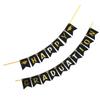 TOKIDNY Graduation Banner in Black with Letter Pennant view 1