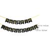 TOKIDNY Graduation Banner in Black with Letter Pennant view 2
