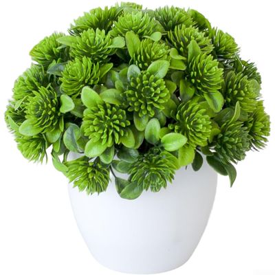 Sawhamale Artificial Green Potted Plant Decoration