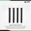 ATM Square Table Legs, 710 mm, Matte Black, Set of 4 view 2