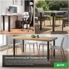 ATM Square Table Legs, 710 mm, Matte Black, Set of 4 view 4