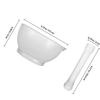Operitacx Glass Mortar and Pestle Set for Lab and Kitchen view 2