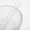 Operitacx Glass Mortar and Pestle Set for Lab and Kitchen view 3