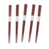 Rengue 5 Pairs Red Sandalwood Chopsticks, Non-Slip and Reusable view 1