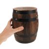 UTHCLO Vintage Wooden Barrel Stool for Garden and Patio view 4