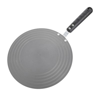 DECHOUS Black Aluminum Heat-Conducting Plate with Handle for Gas Stoves