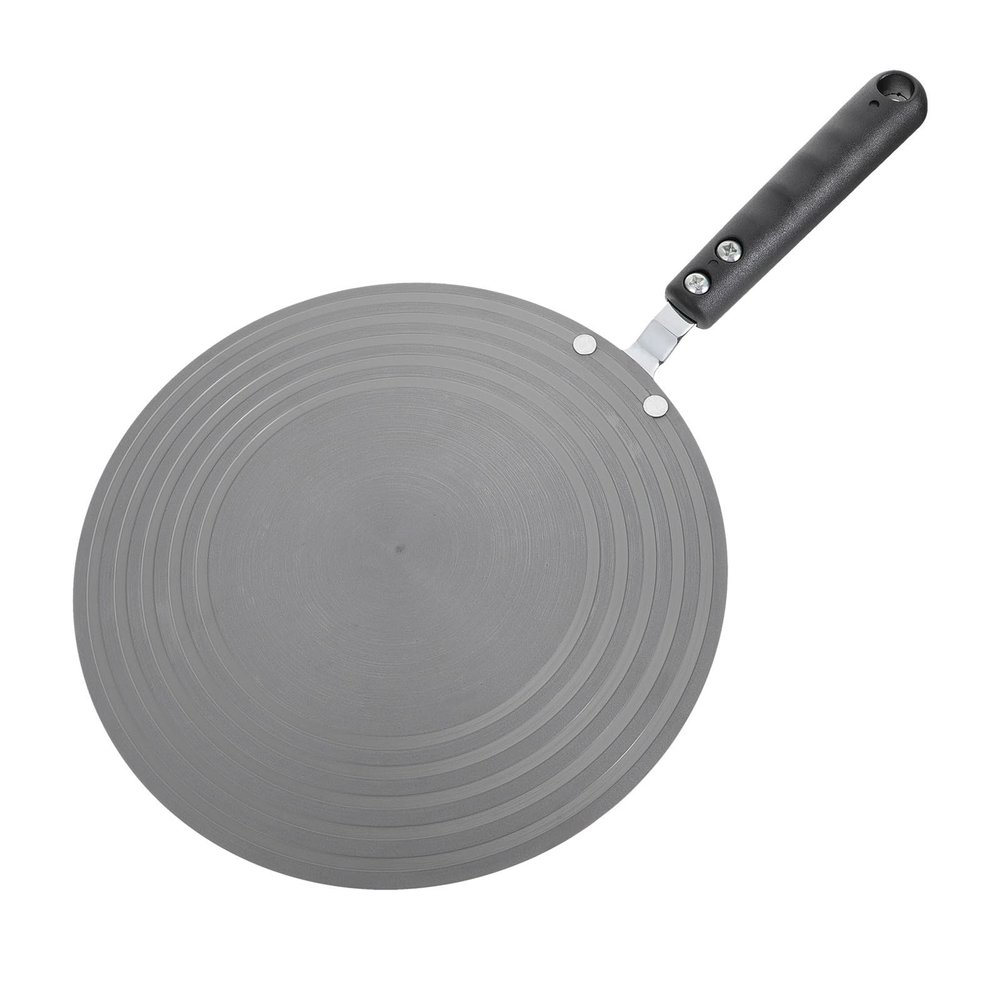 DECHOUS Black Aluminum Heat-Conducting Plate with Handle for Gas Stoves
