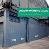 Zerodeko Arrow Indicator Pipe Stickers, 10-Piece Set, Self-Adhesive PP Synthetic Paper view 4