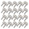EXAOMBLE Stainless Steel Wire Rope Clamps, 20-Piece Set view 1