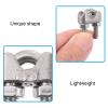 EXAOMBLE Stainless Steel Wire Rope Clamps, 20-Piece Set view 3