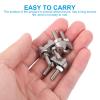 EXAOMBLE Stainless Steel Wire Rope Clamps, 20-Piece Set view 4