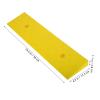 GAROZATION Portable Yellow Plastic Curb Ramp, Pressure-Resistant and Easy to Clean view 2