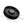 GALPADA 4-Piece Iron Replacement Wheels for Hydraulic Floor Jacks and Utility Trailers view 2