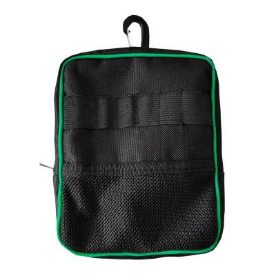 Piceioep Golf Ball Bag with Waist Belt, 10 Elastic Slots, Waterproof Organizer