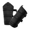 2-Piece Medieval Arm Bracers, Arm Guards for Adults, Black view 1