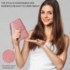 Belzsxy Wallet Flip Case for Samsung Galaxy A15, PU Leather, 15 Card Slots, Zipper Pocket, Magnetic Closure, Stand Function, Pink view 3